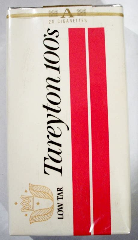 Tareyton 100’s Low Tar Vintage American Cigarette Pack Cigarette Collector