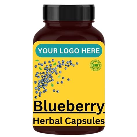 Vanity Vision Blueberry Herbal Capsules Packaging Type Plastic