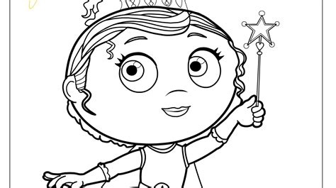 Princess Presto Coloring Pages