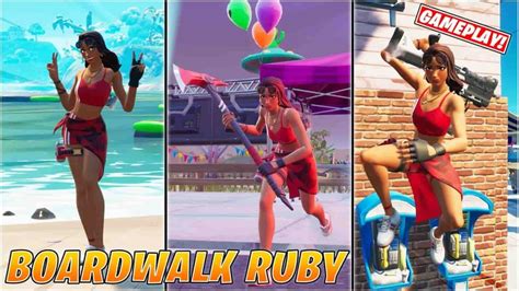 New Fortnite Boardwalk Ruby Skin In Item Shop How To Get It