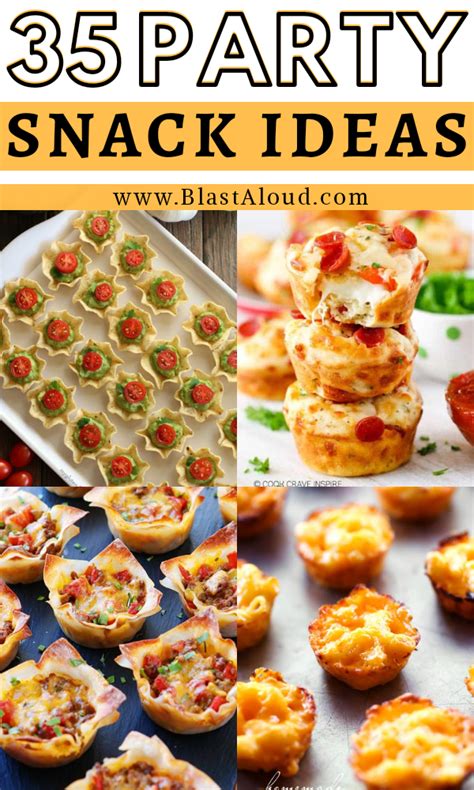 35 Perfect Party Snack Ideas Easy Party Appetizers Best Appetizer