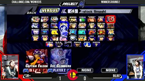 WDW Sir Captain Falcon Vs Bilbo Sheik Ice Climbers Singles