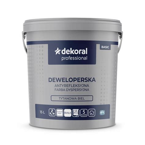 Dekoral Professional Farba Deweloperska Bia A L Cena