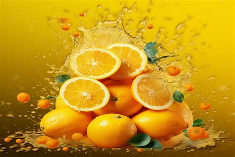 Orange in Water Splash Graphic by Motin · Creative Fabrica