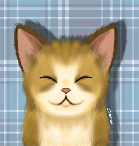 Smiling Cat By Cyber Chao On Deviantart