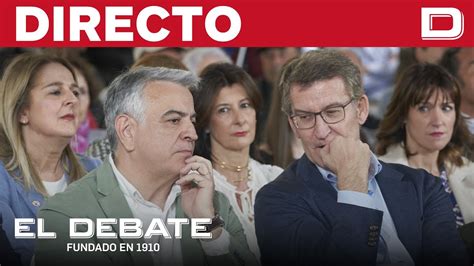 Directo Feij O Participa En Un Encuentro Junto Al Candidato Del Pp A