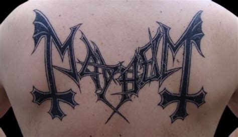 Mayhem Tattoo Black Metal