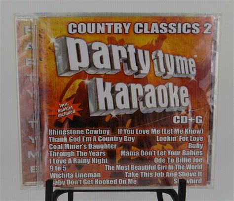 Party Tyme Karaoke Country Classics Vol By Party Tyme Karaoke Cd