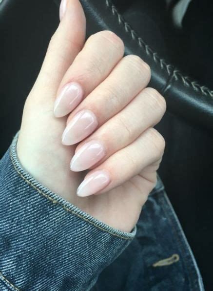 Nails Acrylic Clear Matte 28 Ideas Acrylic Nails Almond Short Clear