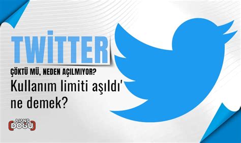 Twitter çöktü Mü Neden Açılmıyor