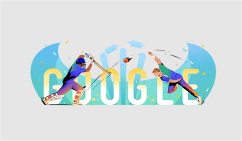 Google Doodle Celebrates Icc Mens T Cricket World Cup In Us West