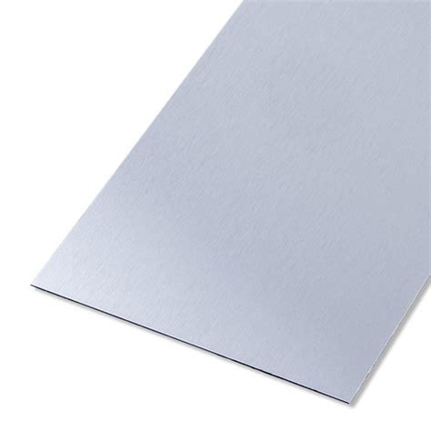 Tôle Aluminium Lisse Brossé Gris L 1000 X L 600 Mm Ep 0 5 Mm Leroy Merlin