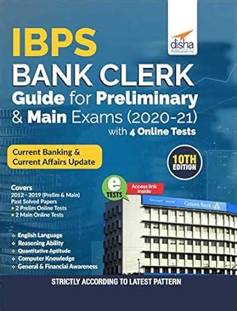 Buy IBPS Bank Clerk Guide For Preliminary Main Exams 2020 21 With 4