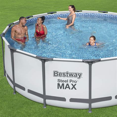 Bestway 5613HE Steel Pro MAX 14 X 4 Foot Outdoor Frame Above Ground