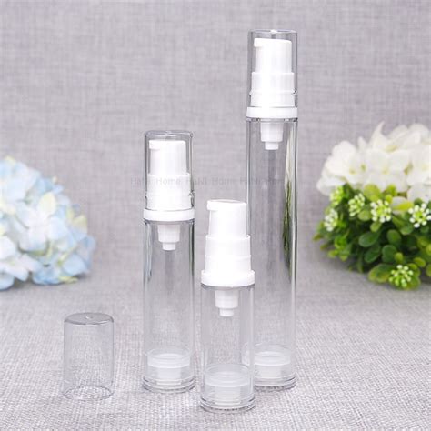 YNI 5ml 10ml 15ml Airless Lotion Cream Pump Bottle Refillable Empty