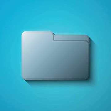 Flat Metal D Folder Icon With Lock Transparent Shadow And Eps