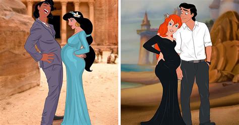 Pregnant Disney Princess Fan Art