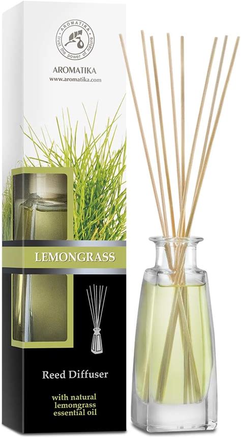 Lemongrass Reed Diffuser W Natural Essential Oil 100ml Scented Reed Diffuser T Set W 10