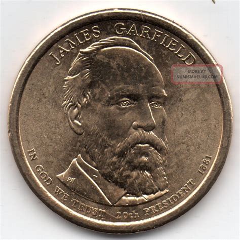 2011 - D - James Garfield - Presidential Coin 16