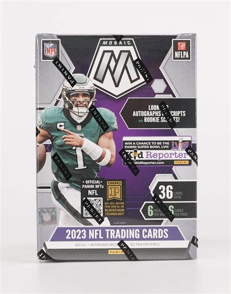 2023 Panini Mosaic Football 6 Pack Hobby Blaster 20 Box Case Mosaic