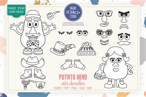 Mr Potato Head Body Parts Clip Art Reviewmotors Co