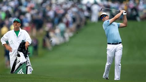 Masters Champion Zach Johnson Of The United States Plays A Stroke From