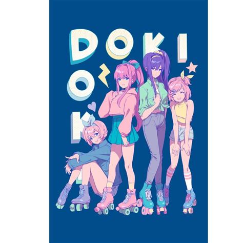 Doki Doki Roller Derby Posterpartner Productshome Officedoki Doki