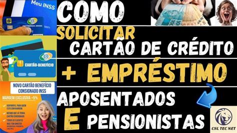 Como Solicitar O Cart O De Cr Dito Para Aposentados E Pensionistas