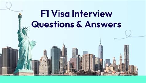 F Visa Interview Questions Tips Answers