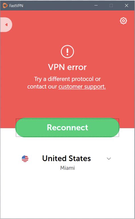 Unable To Connect To The Internet Via Your Fastvpn How To Fix Vpn