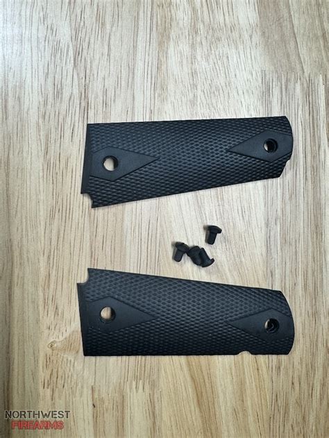 Double Diamond Rubber 1911 Grips Northwest Firearms