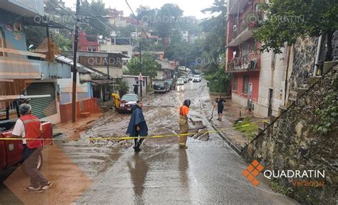 Cae Intensa Lluvia En Xalapa Inunda Diversas Zonas De La Ciudad