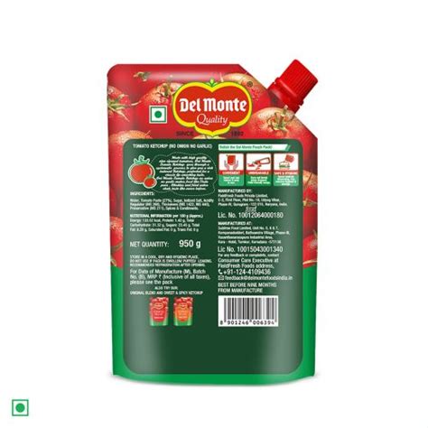 Del Monte Tomato Ketchup 950g Urbangroc