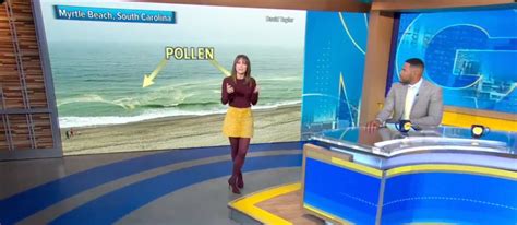 Gma’s Ginger Zee Looks ‘incredible’ In Sexy Yellow Miniskirt And Tight Long Sleeve Top For Live