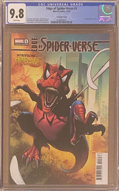 Edge Of Spider Verse 1 Yu Variant Cgc 9 8