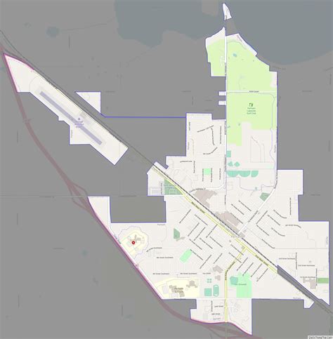 Map of Perham city