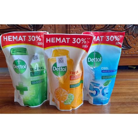 Jual Dettol Body Wash Cool Pouch Ml Fresh Original Sabun Cair