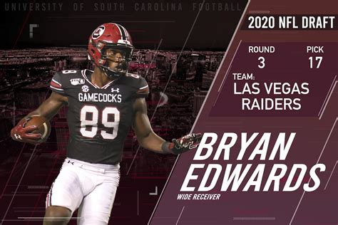 Bryan Edwards Selected By Las Vegas Raiders In Nfl Draft The Daily