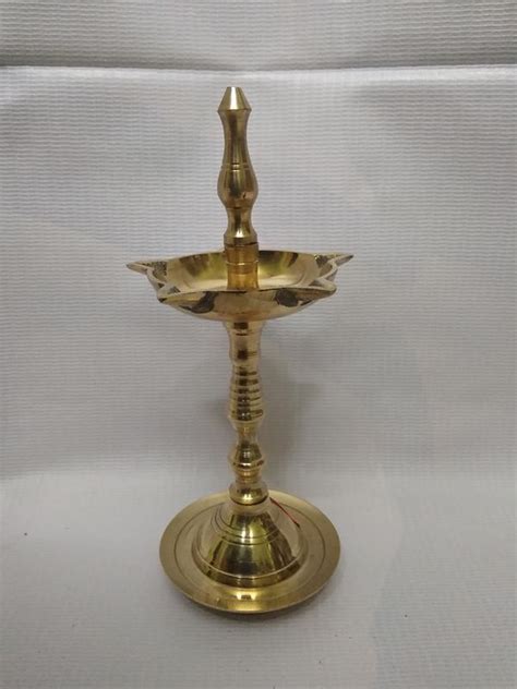 Buy Kumbakonam Traditional Kerala Kuthu vilakku/Brass Oil Lamp Diya ...