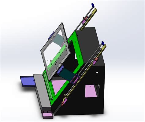 【工程机械】液晶panel电测机台3d模型图纸 Solidworks设计 Solidworks 仿真秀干货文章