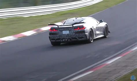 C Corvette Zr Thundering V Titan At The N Rburgring