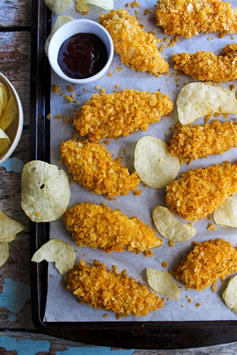 Potato Chip Chicken Tenders The Two Bite Club