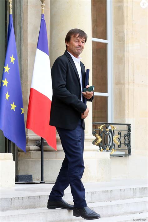 Le Ministre De La Transition Ecologique Et Solidaire Nicolas Hulot Lors