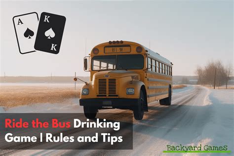 Ride the Bus Drinking Game Setup & Rules