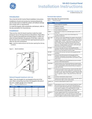 CADDX NX 6 Specifications Manualzz