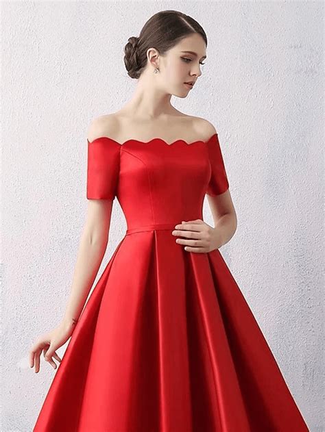 A Line Reformation Amante Minimalist Engagement Cocktail Party Dress