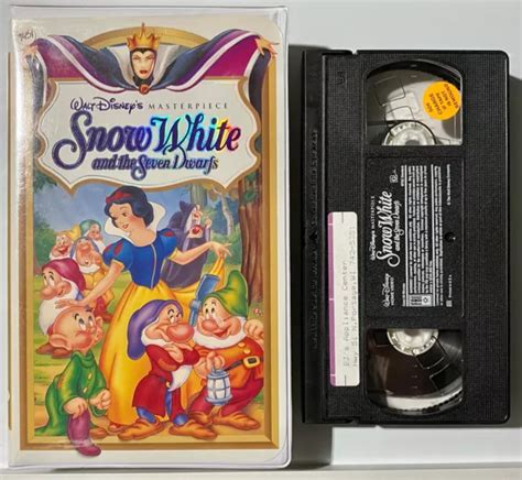 Disney Snow White And The Seven Dwarfs Vhs Masterpiece Collection