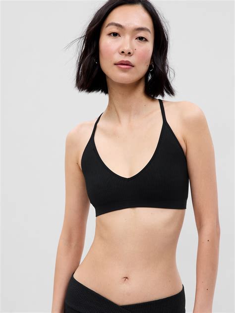 Seamless Rib Triangle Bralette Gap