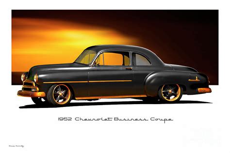 1952 Chevrolet Custom Business Coupe Photograph By Dave Koontz Fine