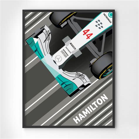 Lewis Hamilton Poster - Grand Prix Art